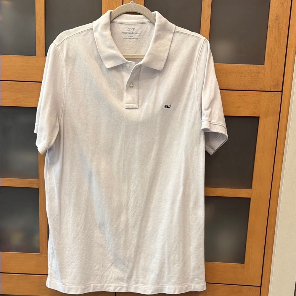 Vineyard Vines White Polo Classic Cotton Shirt